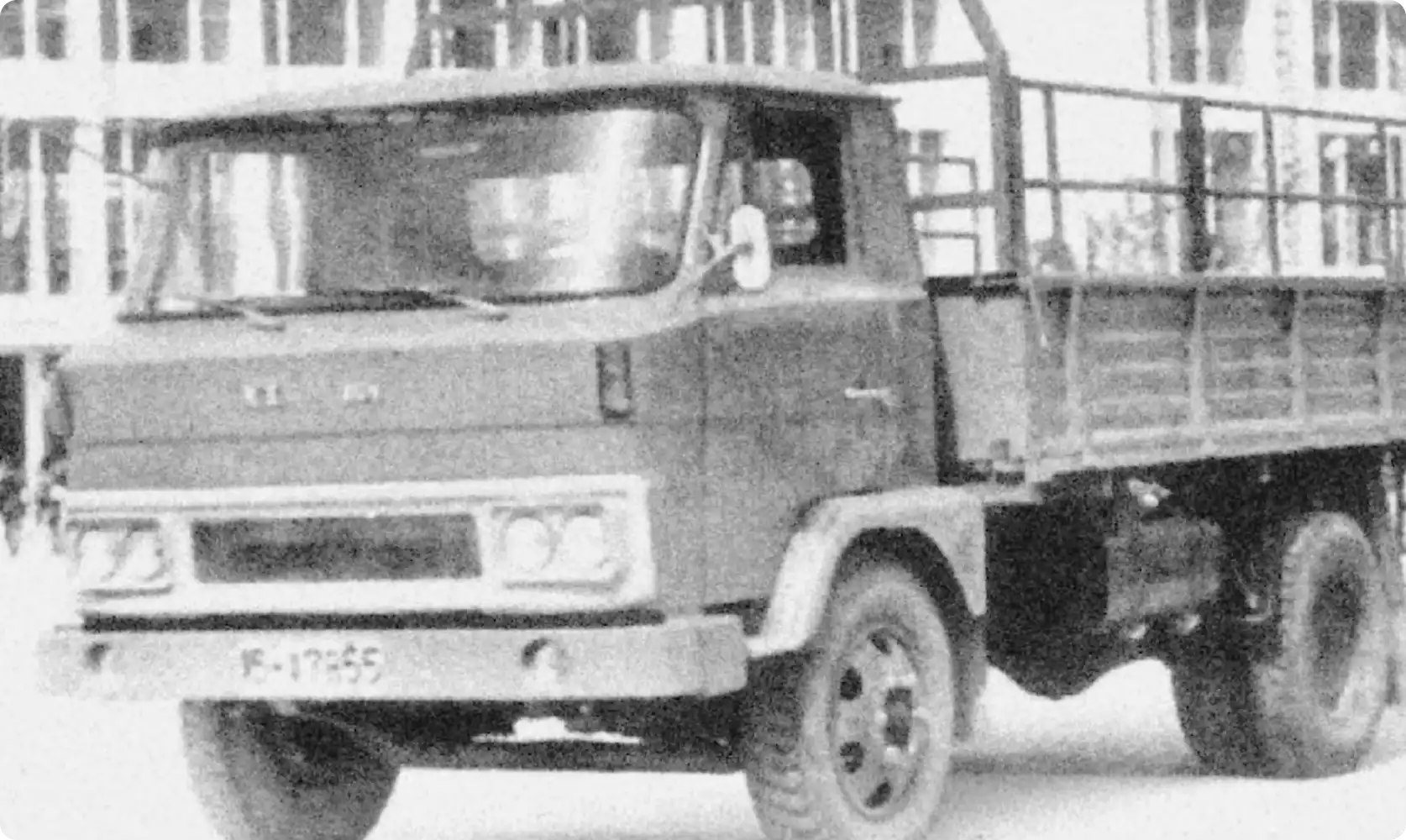 AION Story - Image shows an old vintage GAC truck