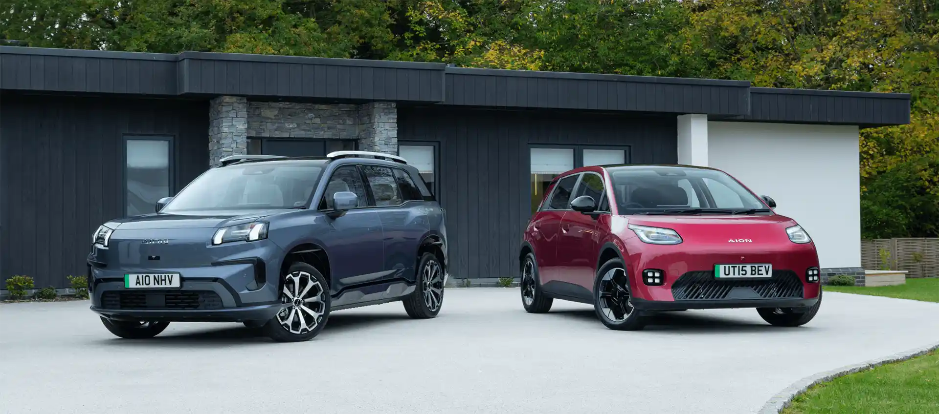 AION EV AUTOS | Images of both AION V and AION UT EV cars